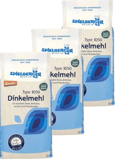 Produktfoto zu 3er Pack Dinkelmehl 1050 SPG