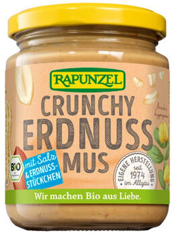 Produktfoto zu Erdnussmus Crunchy 500 g