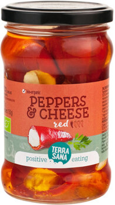 Produktfoto zu Rote Peperoni mit Käsefüllung