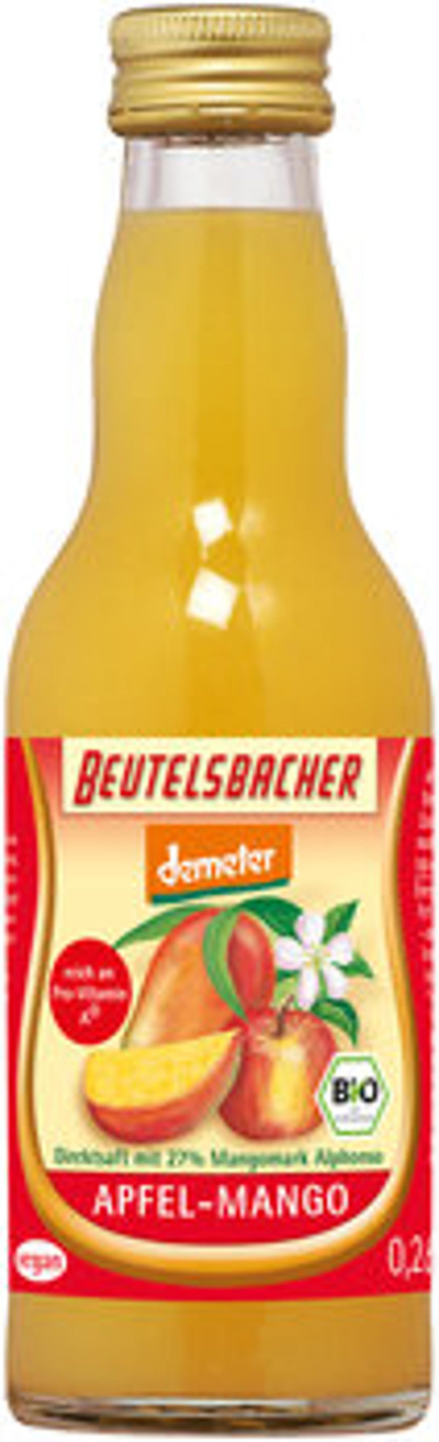 Produktfoto zu Apfel-Mango-Saft, demeter