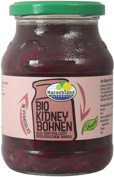 Produktfoto zu Kidneybohnen im Pfandglas